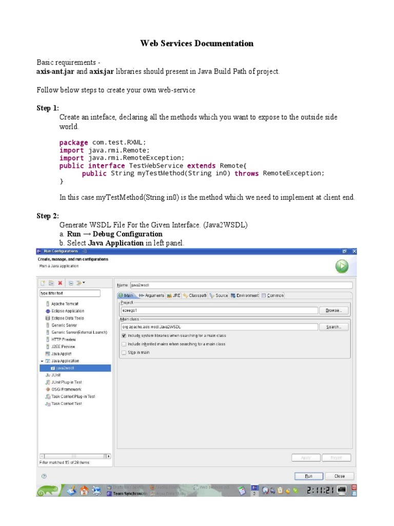 Create Your Web Services | PDF | Component Object Model | Java ...