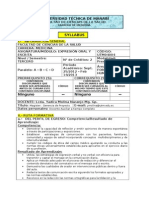 Expresión Oral y Escrita Sept 2012