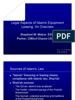 Legal Aspects of Islamic Eqpt Lsg-CliffChance