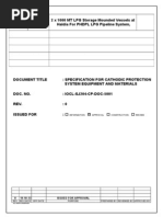 Specification For Cathodic Protection System Equipment and Materials