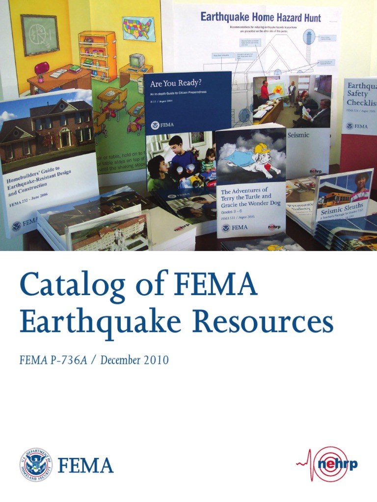 Catalog of Fema Earthquake Resources Earthquake Engineering