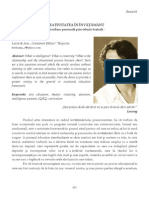 31 Cosmin Brehuţă - Creativitatea În Învăţământ - C6 PDF
