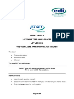 JETSET Level 4 Listening SAMPLE (JET Version) PDF