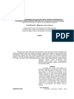 STRATEGI PENGENDALIAN KUALITAS PADA PROSES PENANGANAN RAJUNGAN MENGGUNAKAN METODE AHP (Analytical Hierarchy Process) (Jurnal)