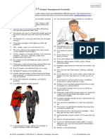 77 Project Management Proverbs PDF