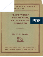 Lenin-Left Wing Communism An Infantile Disorder-V I Lenin-1940-96pgs-BOL-COM SOC - SML PDF