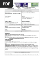 FISPQ Desinfetante Álcool 70