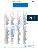 Phonetics Exercise PDF