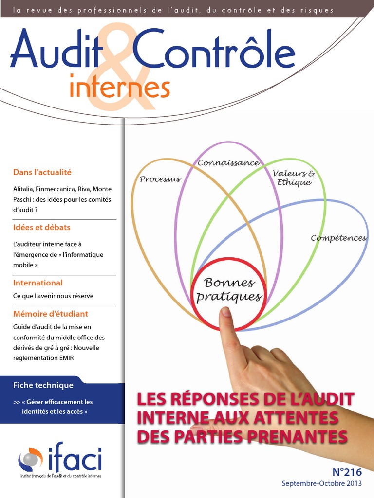AUDIT ET CONTROLE INTERNES