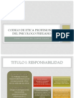 Codigo de Etica Profesional Del Psicologo Peruano