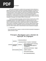 Teorias de Aquisição da Linguagem