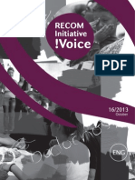 RECOM Initiative Voice - No. 16 PDF