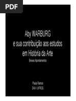 Aby Warburg Breves Apontamentos Modo de Compatibilidade