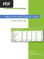 Micrsoft Excel Training