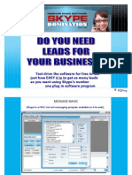 How to get massive customers for your business with skype.pdf