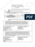 Prueba Lenguaje Texto Expositivo y Registros