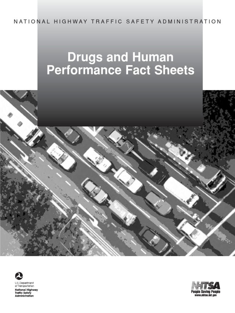 Human Performance Drug Fact Sheets-NHTSA PDF | PDF