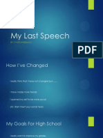 My Last Speech