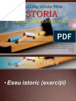 Conf.8 Eseul Istoric Exercitii