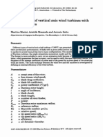 Performances of Vertical Axis Wind Turbines With