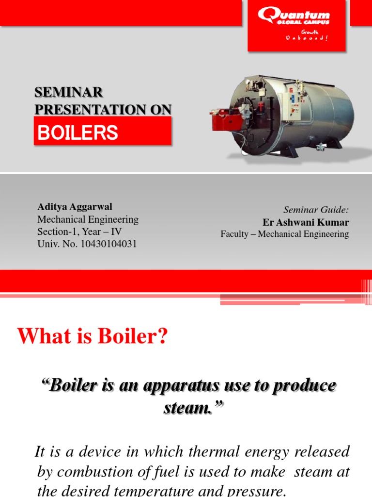 BOILER PPT.pptx Steam Engine Boiler