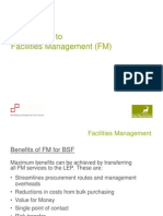 Introduction To Facilities Management (FM)