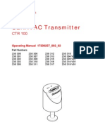 CERAVAC Transmitter: Operating Manual 17200257 - 002 - 02
