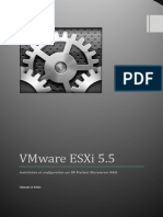 Installation de VmWare ESXi 5.5