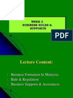 Nota Keusahawanan Week 3 (Business Rules & Supports)