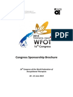 WFOT Congress 2014 Advertising and Sponsorship Brochure