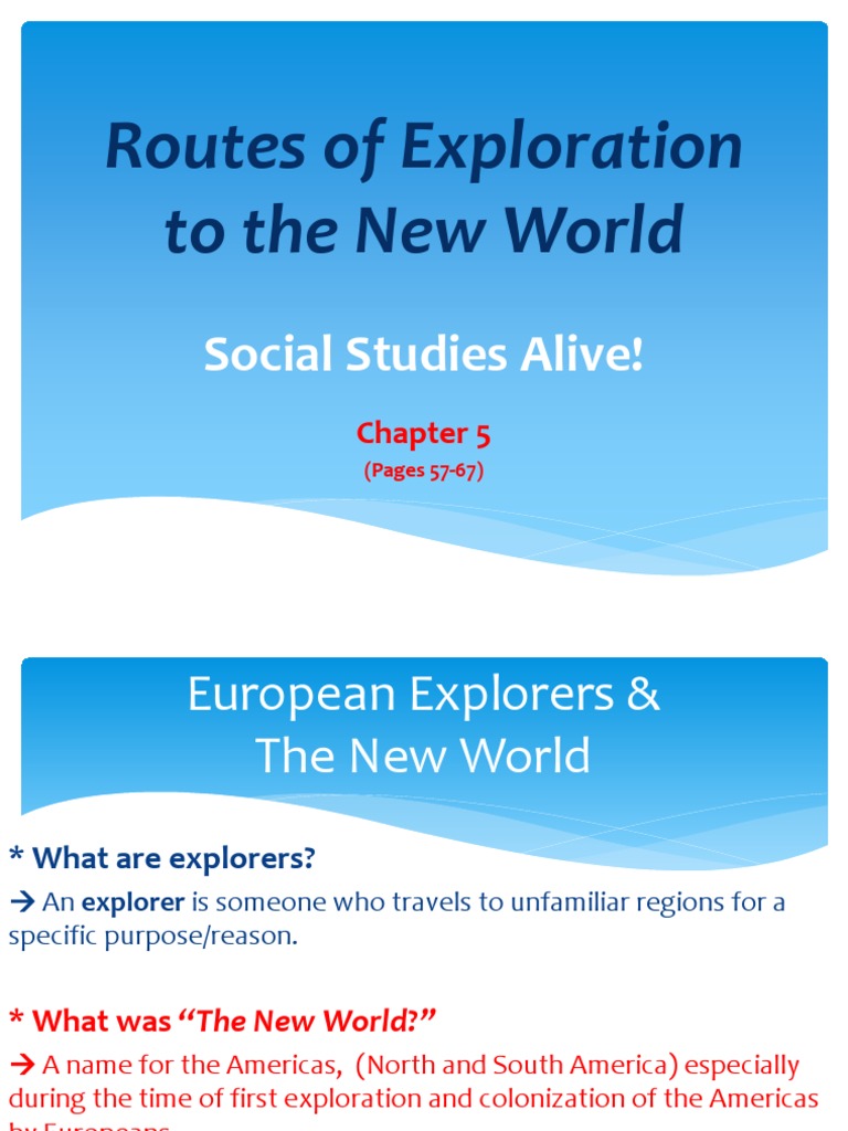Exploring the New World: Key Explorers | PDF | Exploration | New World