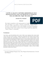 'Umum al-balwa konsep, kedudukan dan pemakaian dalam penentuan hukum dalam bindang fiqh muamalat.pdf