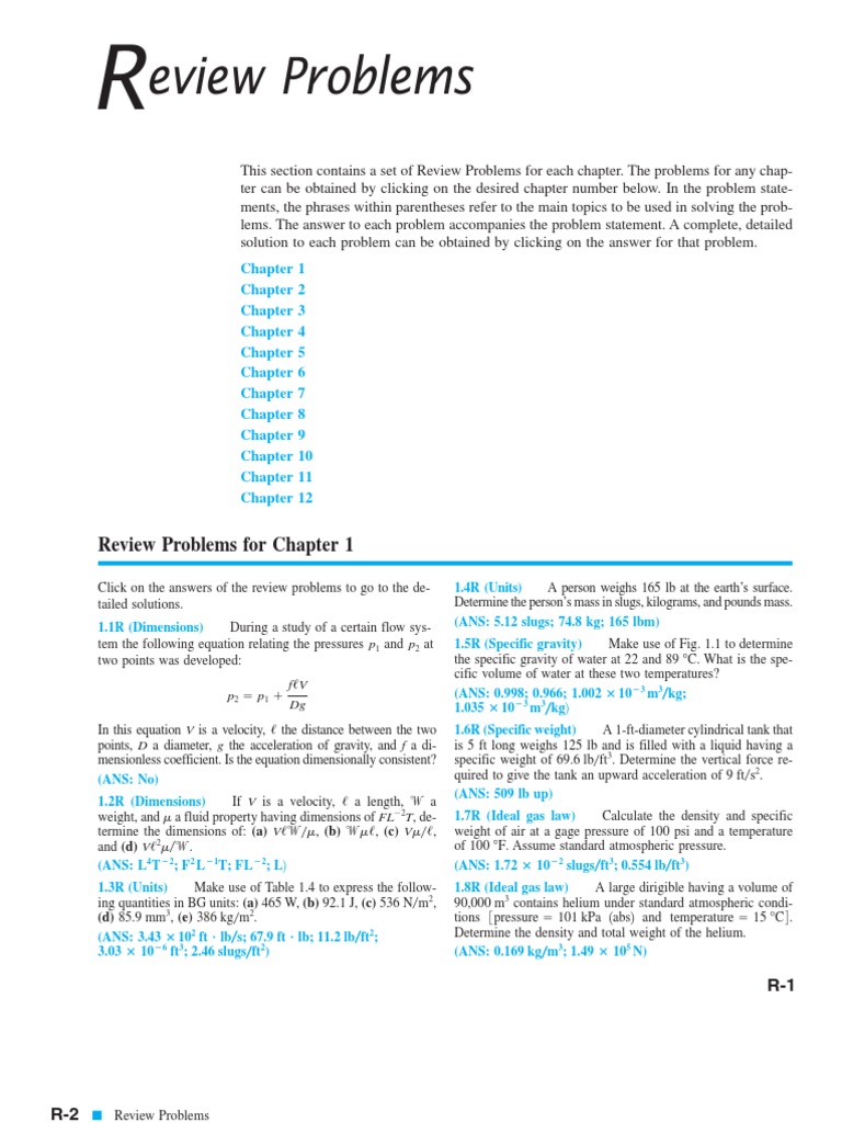 Review Problems | PDF | Science & Mathematics
