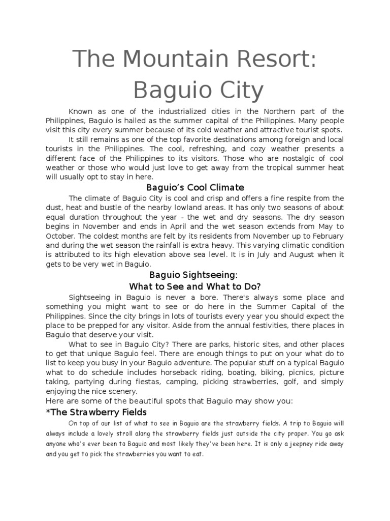Solid waste problem in baguio city picture