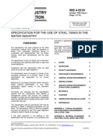 Specification For The Use of Steel Tanks in The Water Industry PDF