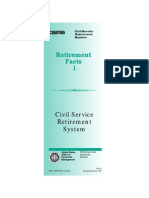 Retirement Facts 1: Civil Service Retirement System