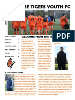 Wycombe Tigers Youth FC: Welcome From The Top
