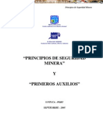 Curso Principios Seguridad Minera Primeros Auxilios