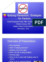 Indian Prairie School District 204 Bullying Prevention Presentation November 2013 PDF