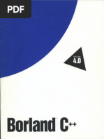 Borland C++ Version 4.0 Users Guide Oct93 PDF