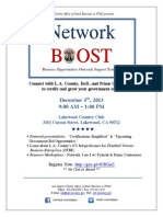 Network Boost & Certification Simplified 12-5-13 Flyer PDF