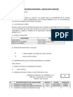 AUDITORÍA FINANCIERA - Caja y Bancos