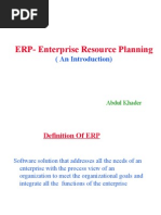 Download ERP- Enterprise Resource Planning by funhyfuns SN18272665 doc pdf