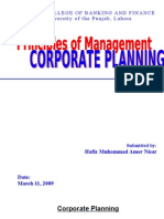 Corporate Planning Assignment