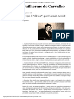 “O que é Política_”, por Hannah Arendt _ Blog do Guilherme de Carvalho