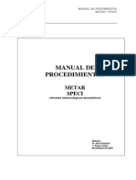Manual de Procedimientos METAR y SPECI