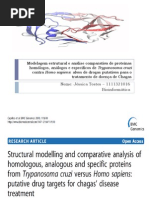 Modelagem estrutural e análise comparativa de proteínas homólogos