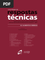 respostas técnicas alimentos