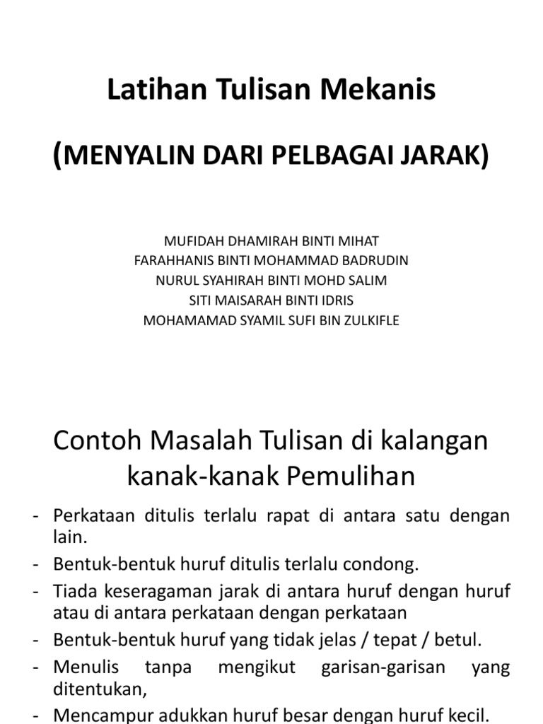 Tulisan Mekanis Pdf