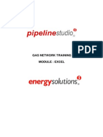 PipelineStudio Gas Simulator Module Excel - English